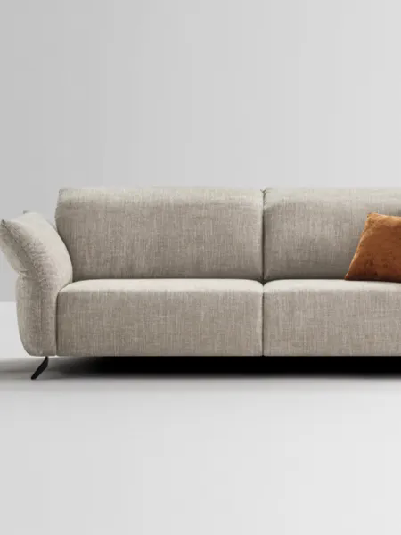 Divano lineare Granada Round di Rosini Divani