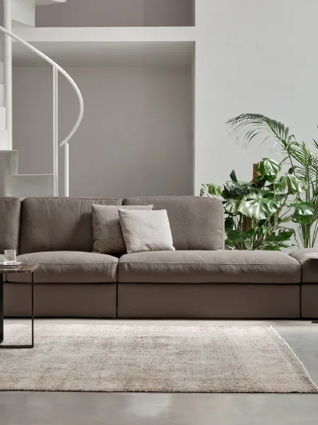 Divano lineare Oxford Regular di Rosini Divani