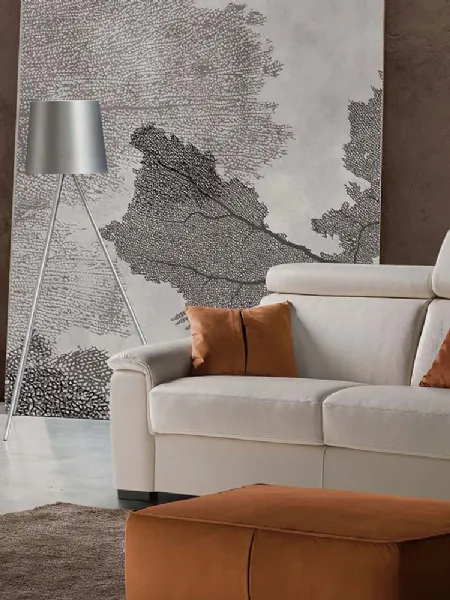 Divano letto in tessuto Sirmione Up di Rosini divani