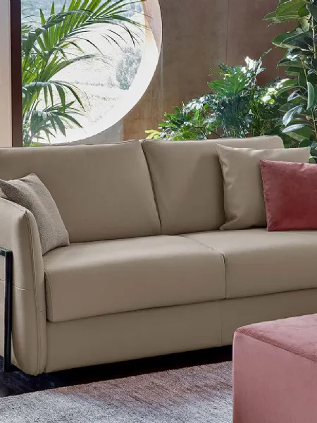 Divano Letto in tessuto Verona Soft di Rosini Divani