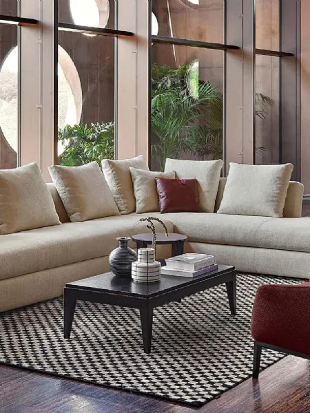 Divano angolare Silverstone di Rosini Divani 