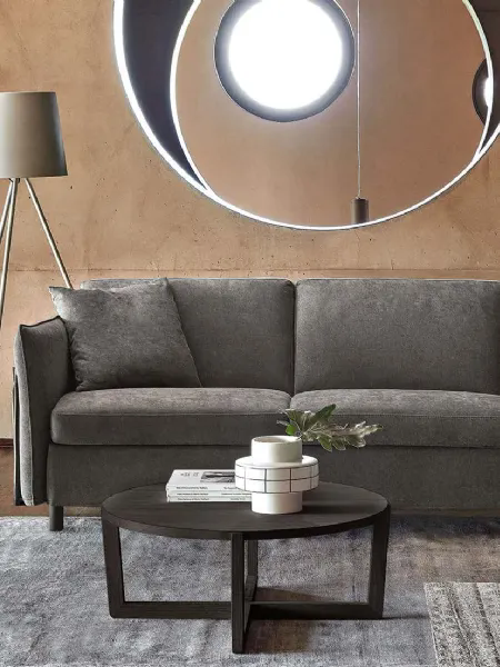 Divano Letto con penisola Venezia Soft di Rosini Divani