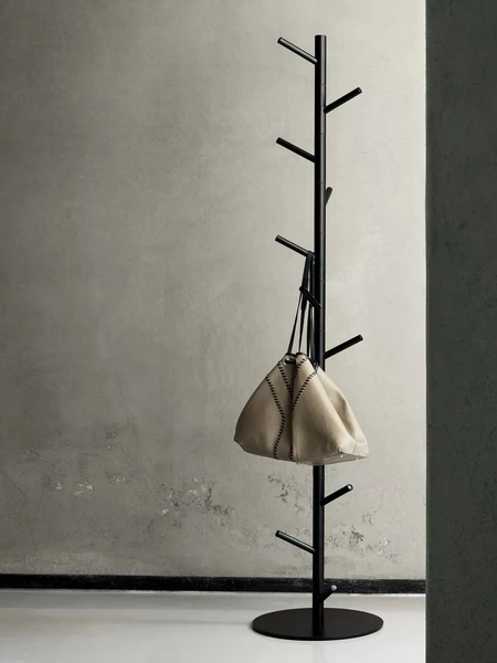 Appendiabiti con ganci orientabili in acciaio laccato Alga di Bontempi