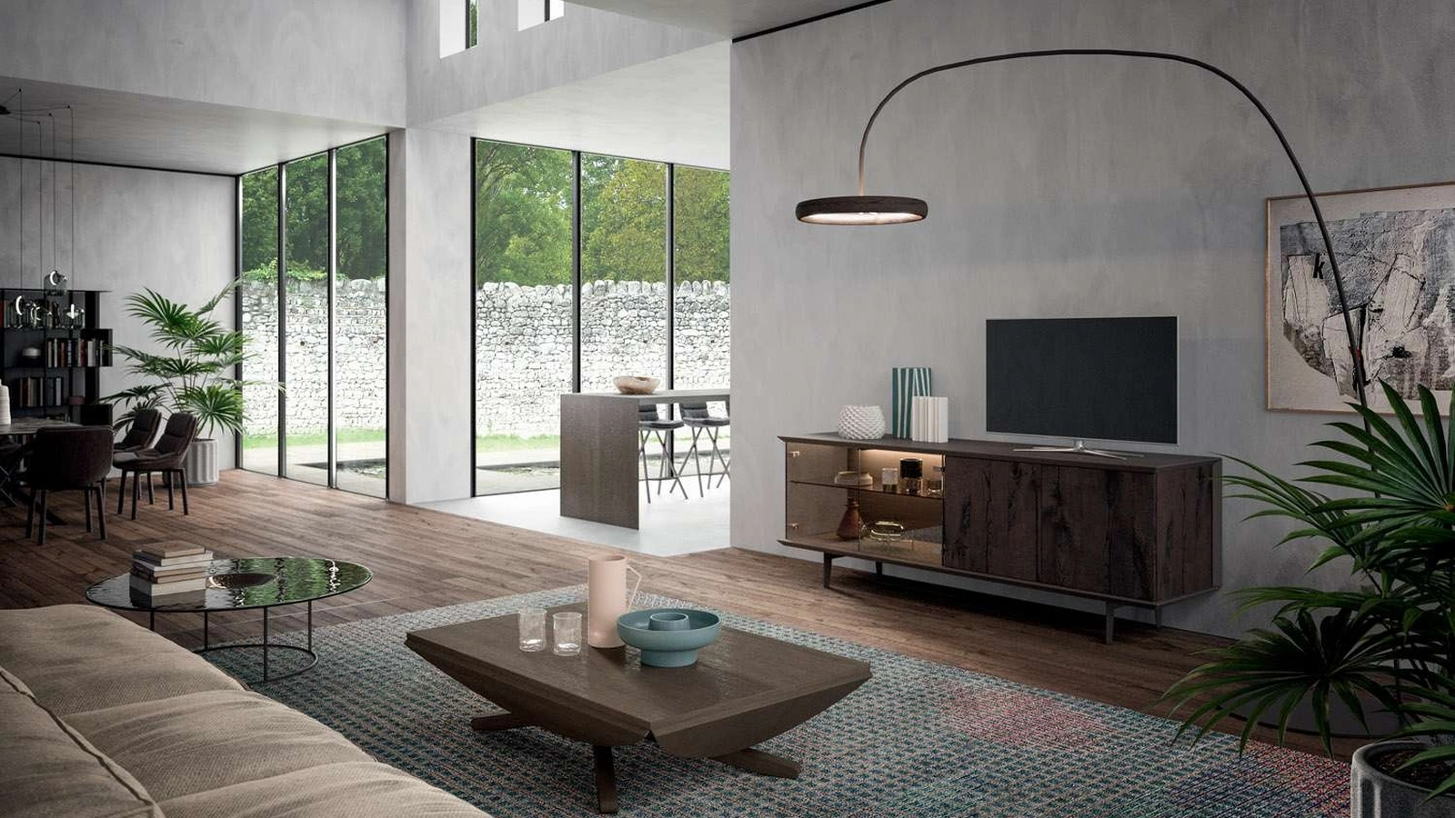 Tavolino trasformabile in legno Ellis di Ozzio