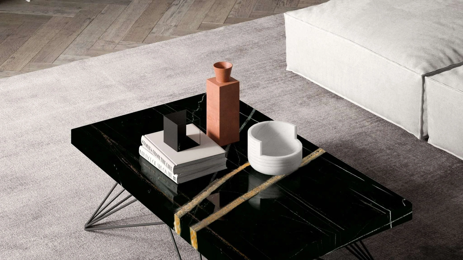 Tavolino multifunzione Radius di Ozzio