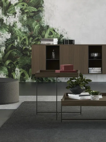 Tappeto moderno in tinta unita Trendy di Doimo Salotti