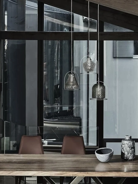 Lampada a sospensione in vetro Swing|Soul|Funky di Bontempi