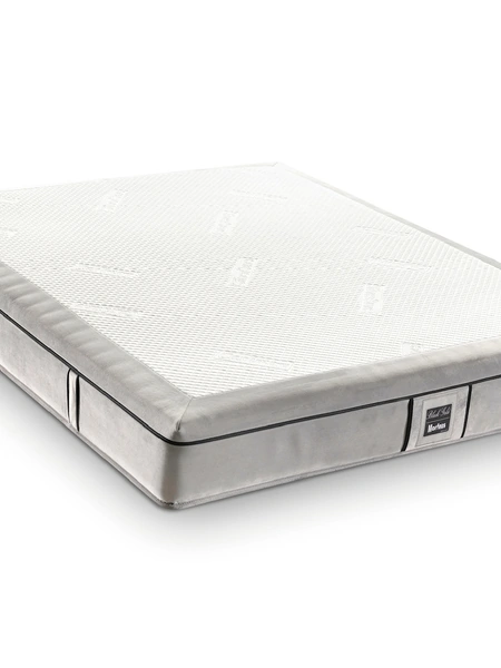 Materasso Dorotea a molle insacchettate, lattice e aquacell di Morfeus