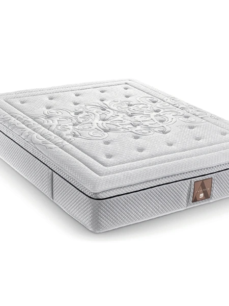 Materasso matrimoniale medio rigido a molle insacchettate e memory Gaia di Morfeus