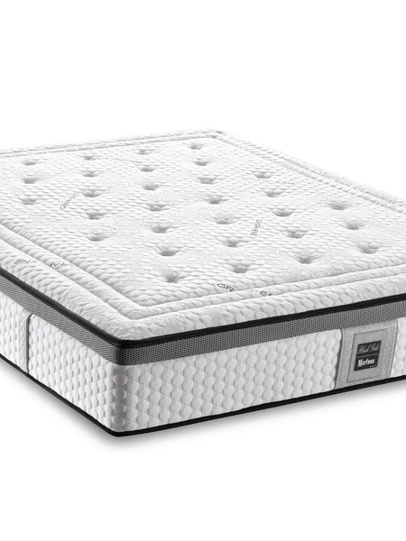 Materasso Sinfonia-Bi-Comfort a molle insacchettate e memory di Morfeus
