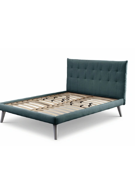 Rete Letto portante in legno con telaio in faggio e doghe in faggio multistrato di Oggioni