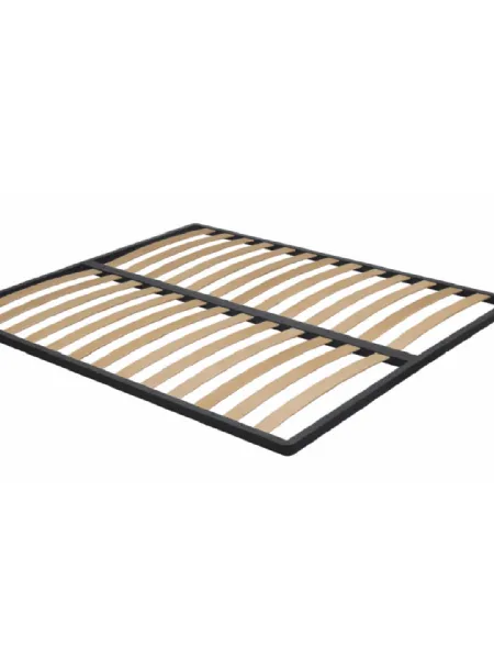 Rete Letto Comfort in acciaio con doghe in faggio multistrato di Oggioni