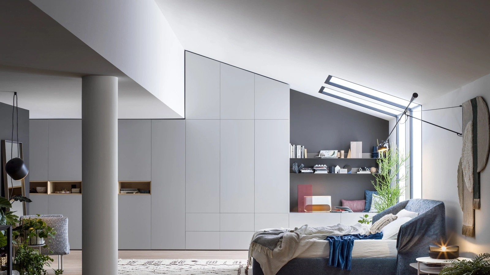 Armadio Alfa per Mansarda di Novamobili