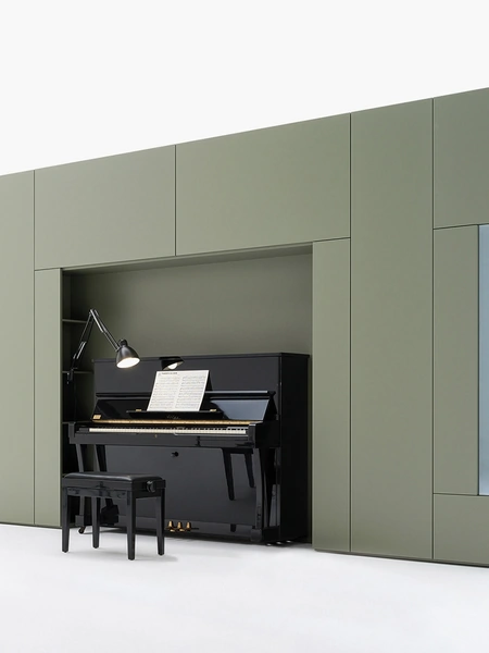 Armadio Freedhome a ponte in laccato opaco con ante battenti di Caccaro