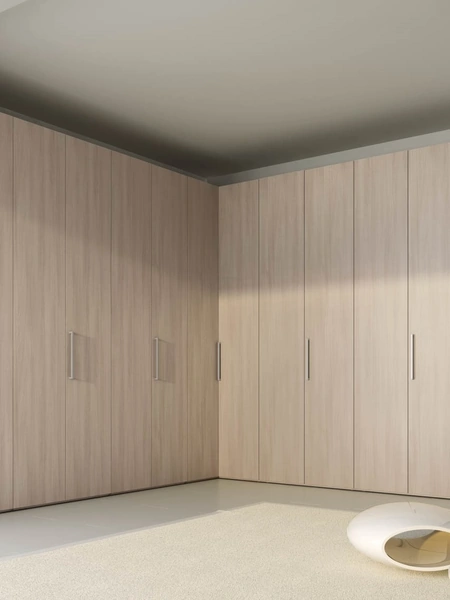 Armadio Anta Battente 14D angolare in melaminico di Ferrimobili