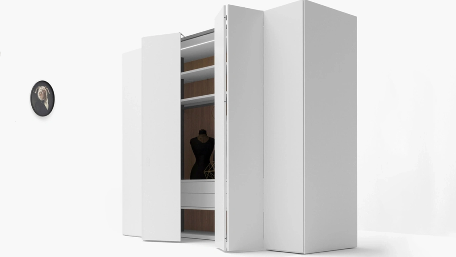 Cabina Armadio Camerino Freedhome di Caccaro