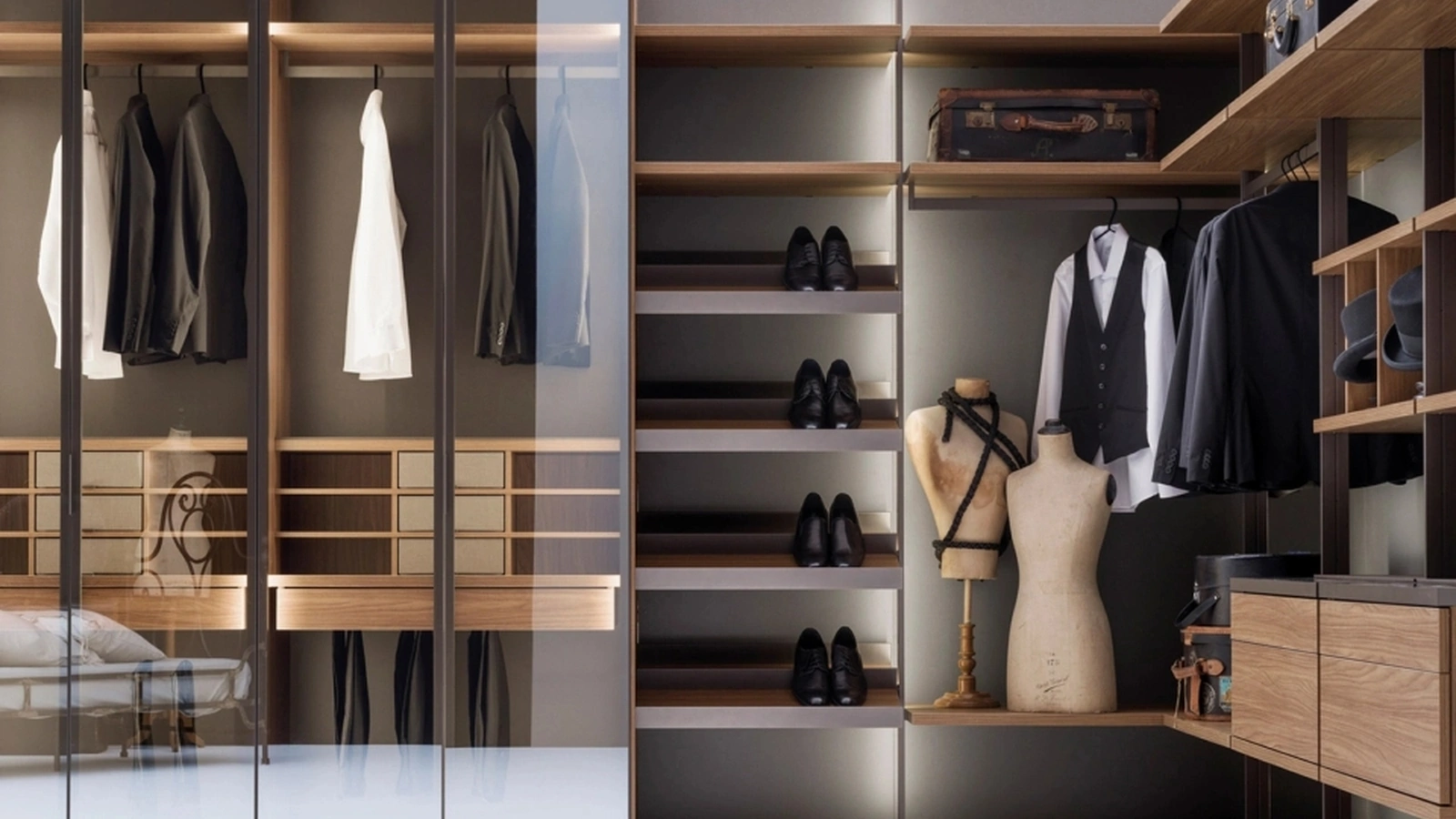 Cabina Armadio Freedhome con isola di Caccaro