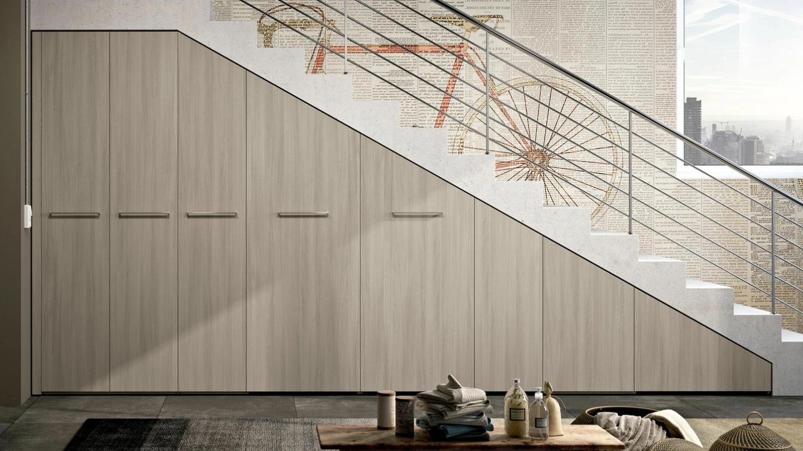 Armadio su misura Composizione 39 di Ferrimobili