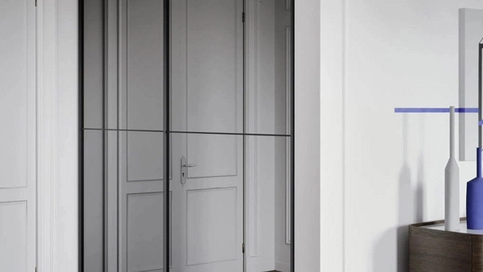 Armadio Crystal con anta scorrevole di Novamobili