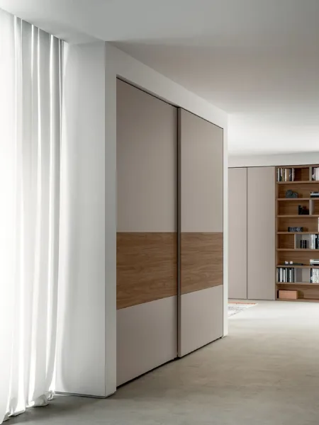 Armadio con ante scorrevoli Strip di Dielle Modus