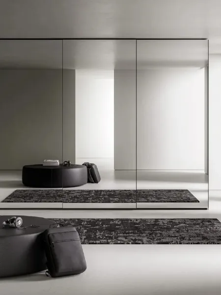 Armadio con ante scorrevoli a specchio Fil di Dielle Modus