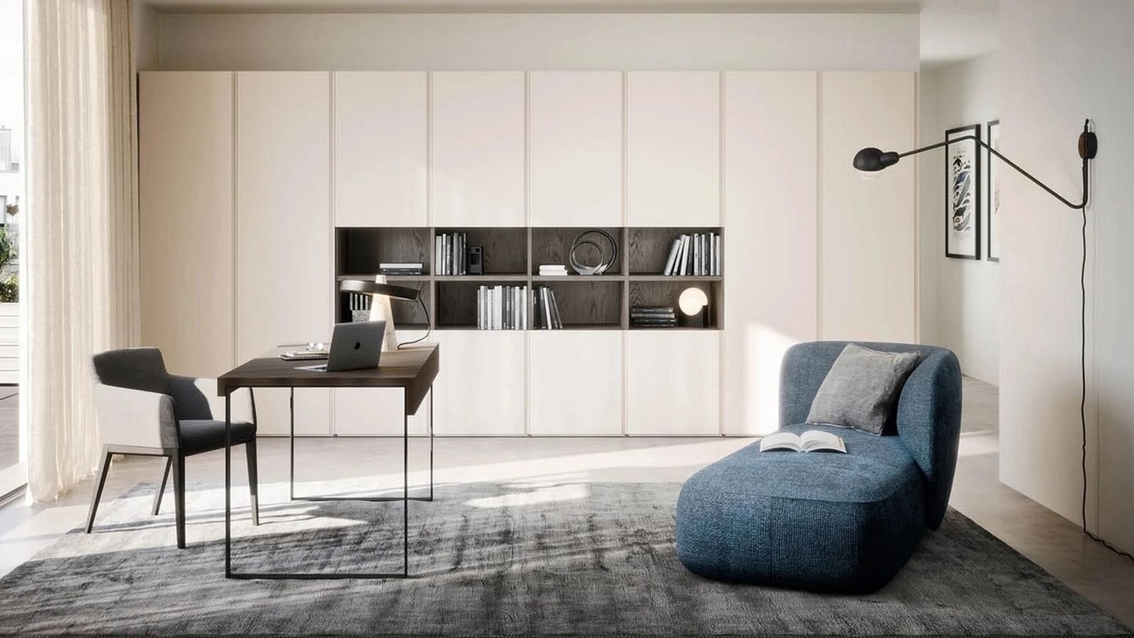 Armadio Gola in legno di Novamobili