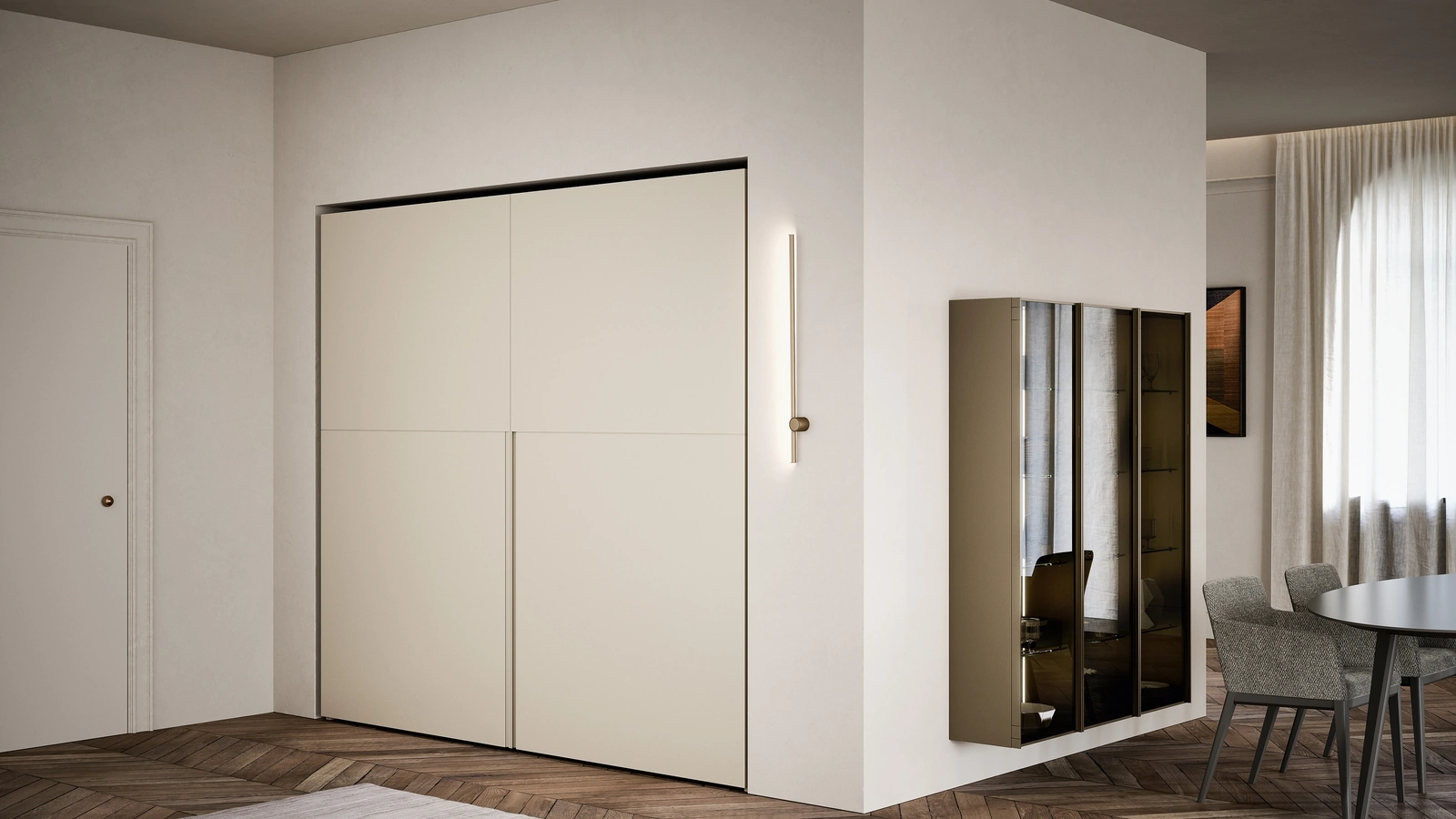 Armadio Picture con anta complanare di Novamobili