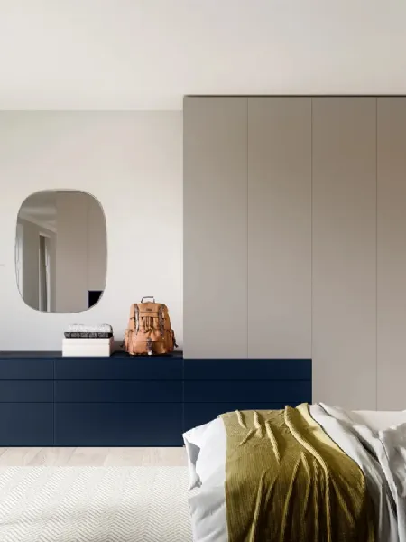 Armadio con ante battenti Plana Push di Dielle Modus