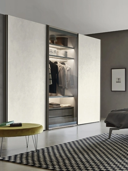 Armadio scorrevole Scrigno Materico di Sangiacomo