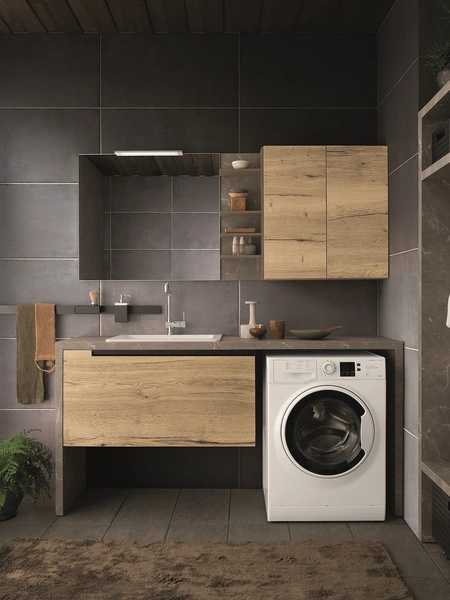 Mobile da Bagno in melaminico e HPL Laundry 04 di Archeda