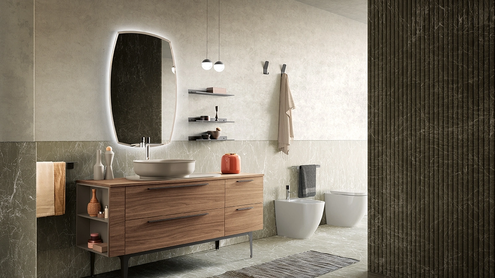 Mobile da Bagno a terra Essenze 15 di Archeda