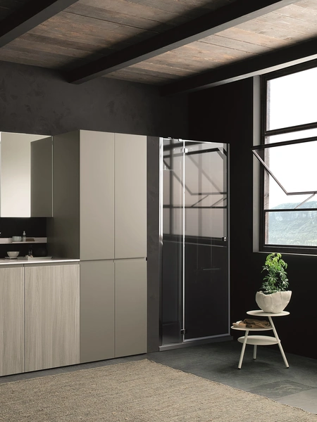 Mobile da Bagno in melaminico e laccato Laundry 03 di Archeda