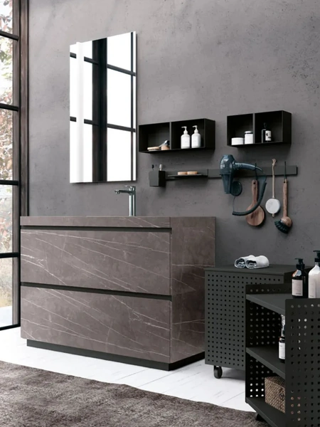 Mobile da Bagno a terra in HPL Linea 03 di Archeda