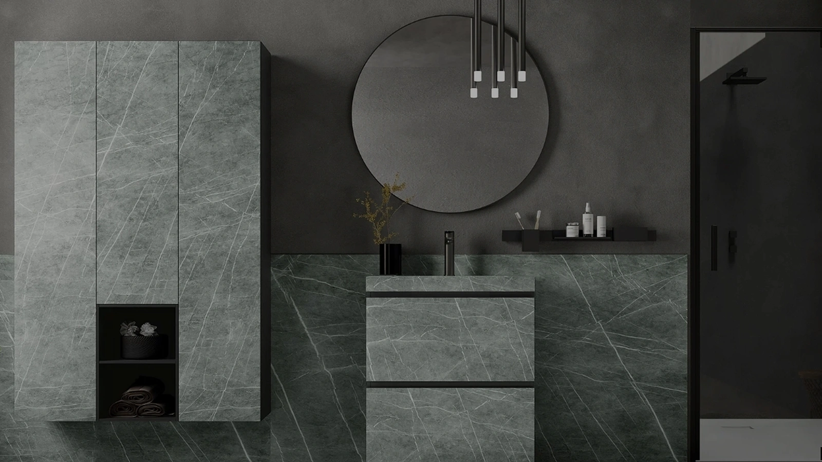 Mobile da Bagno a terra Modulo 05 di Archeda