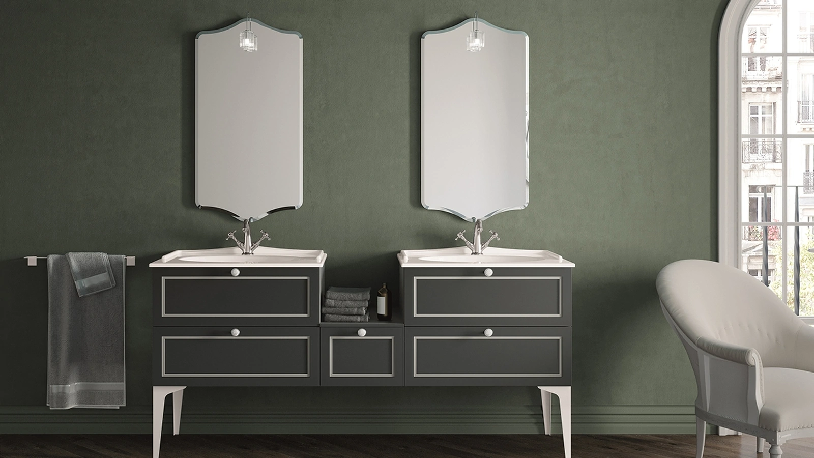 Mobile da Bagno a terra Seta 12 di Archeda