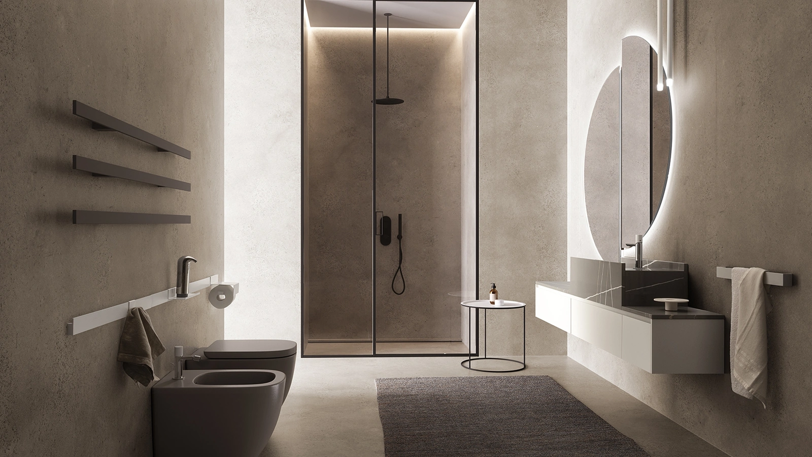 Mobile da Bagno sospeso Tulle 05 di Archeda