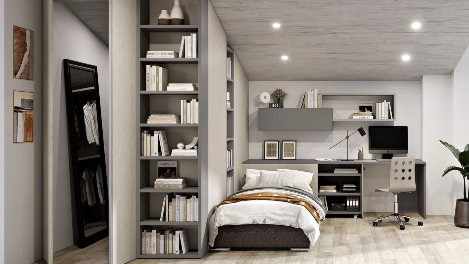 Cameretta su misura 104 di Ferrimobili