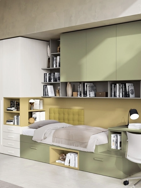 Cameretta 128 a ponte su misura di Ferrimobili