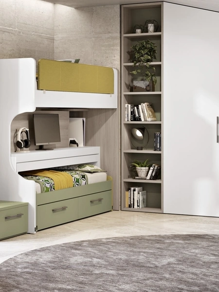 Cameretta 137 con letto scorrevole di Ferrimobili