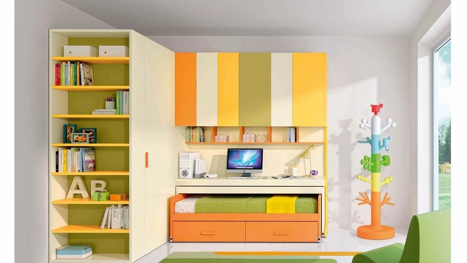 Cameretta 602 salvaspazio di Ferrimobili