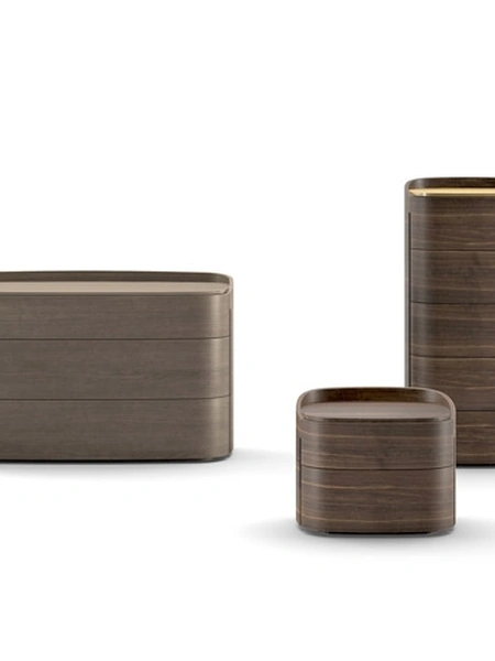 Gruppo Notte Babila in legno impiallacciato di Sangiacomo