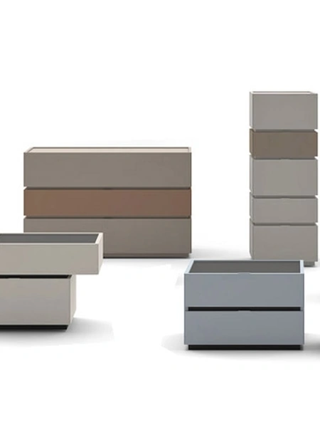 Gruppo Notte Cidori in laccato opaco di Sangiacomo