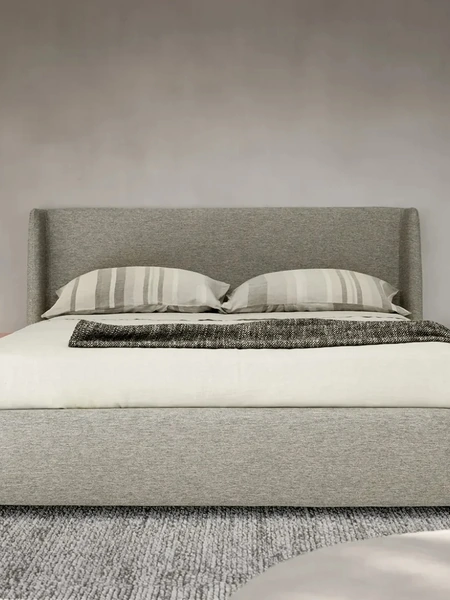 Comodino Aria sospeso in laccato e nobilitato di Adok