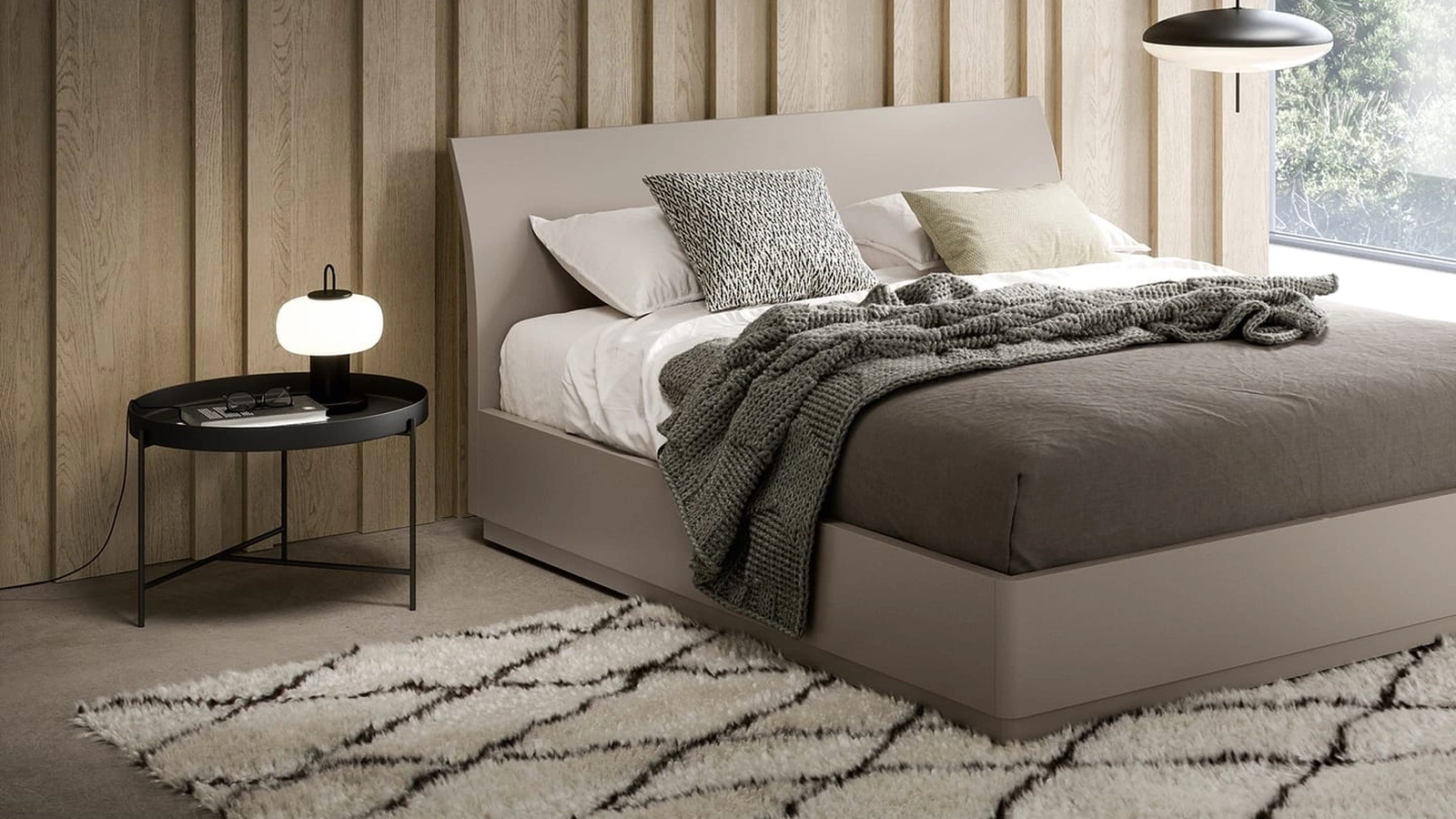 Comodino in metallo Globe di Novamobili