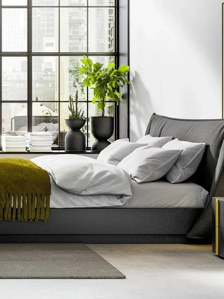 Comodino Shape laccato opaco di Dielle Modus