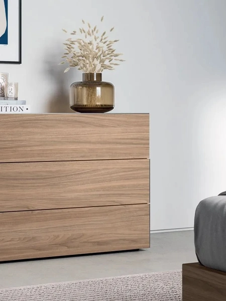 Comò Trendy in nobilitato finitura effetto legno di Dielle Modus