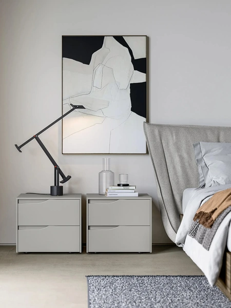 Comodino Wind laccato opaco di Dielle Modus