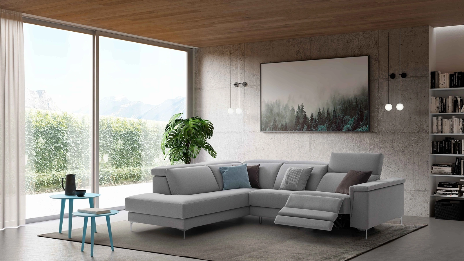 Divano relax angolare Polo di Confort Line