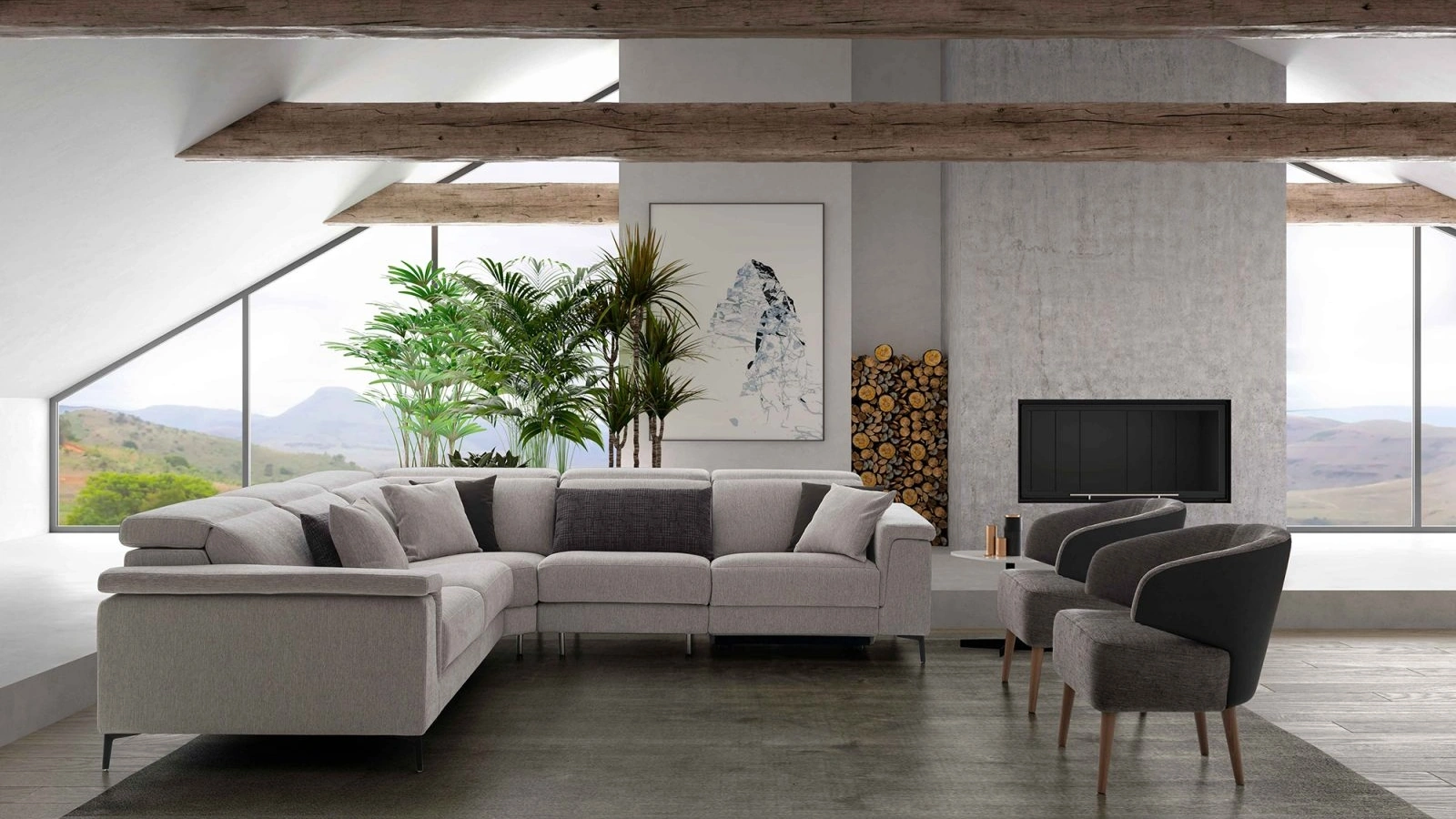 Divano relax angolare Polo di Confort Line