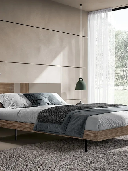 Letto con testiera Blade di Adok